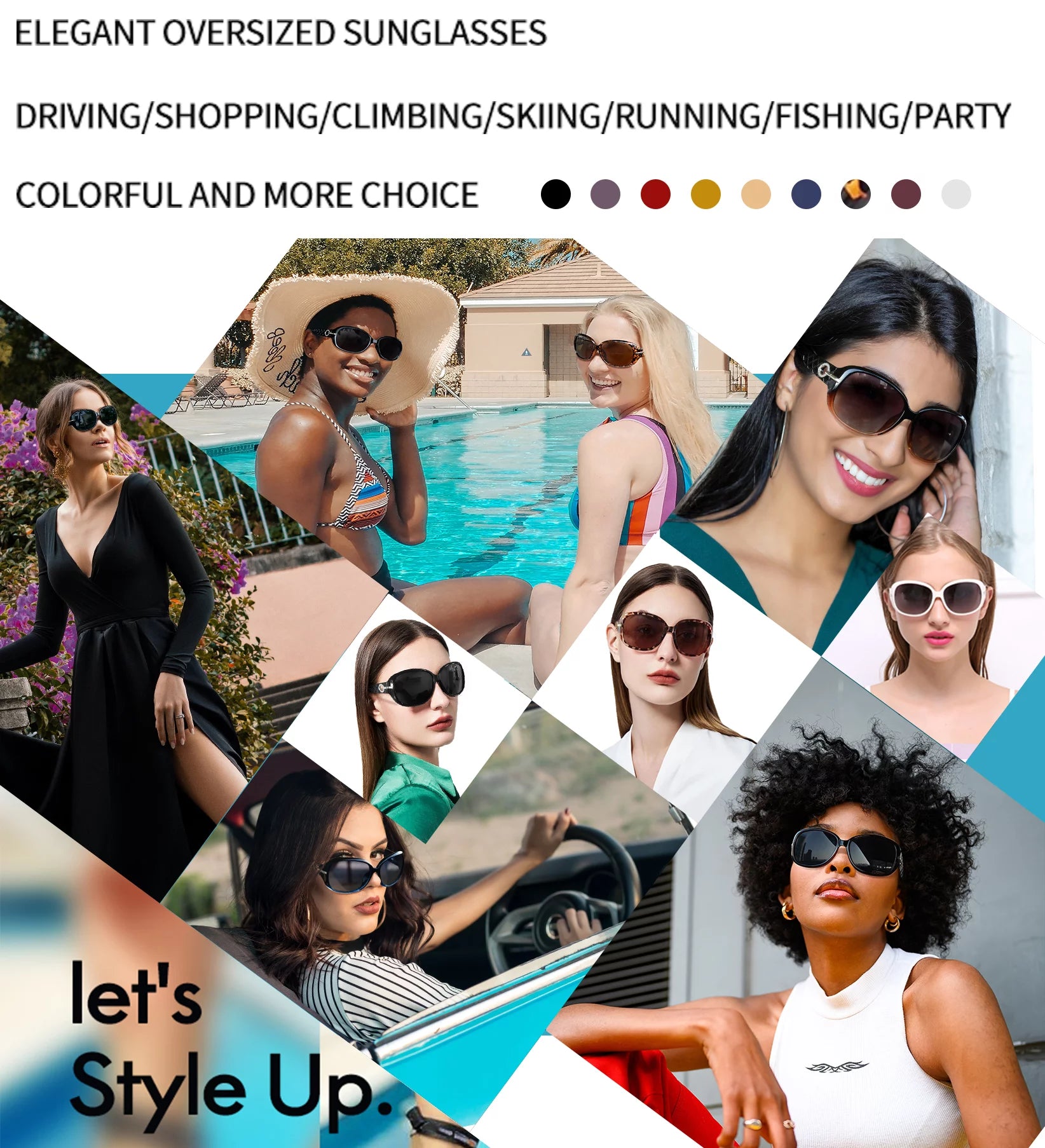 oversized polarized sunglasses for women