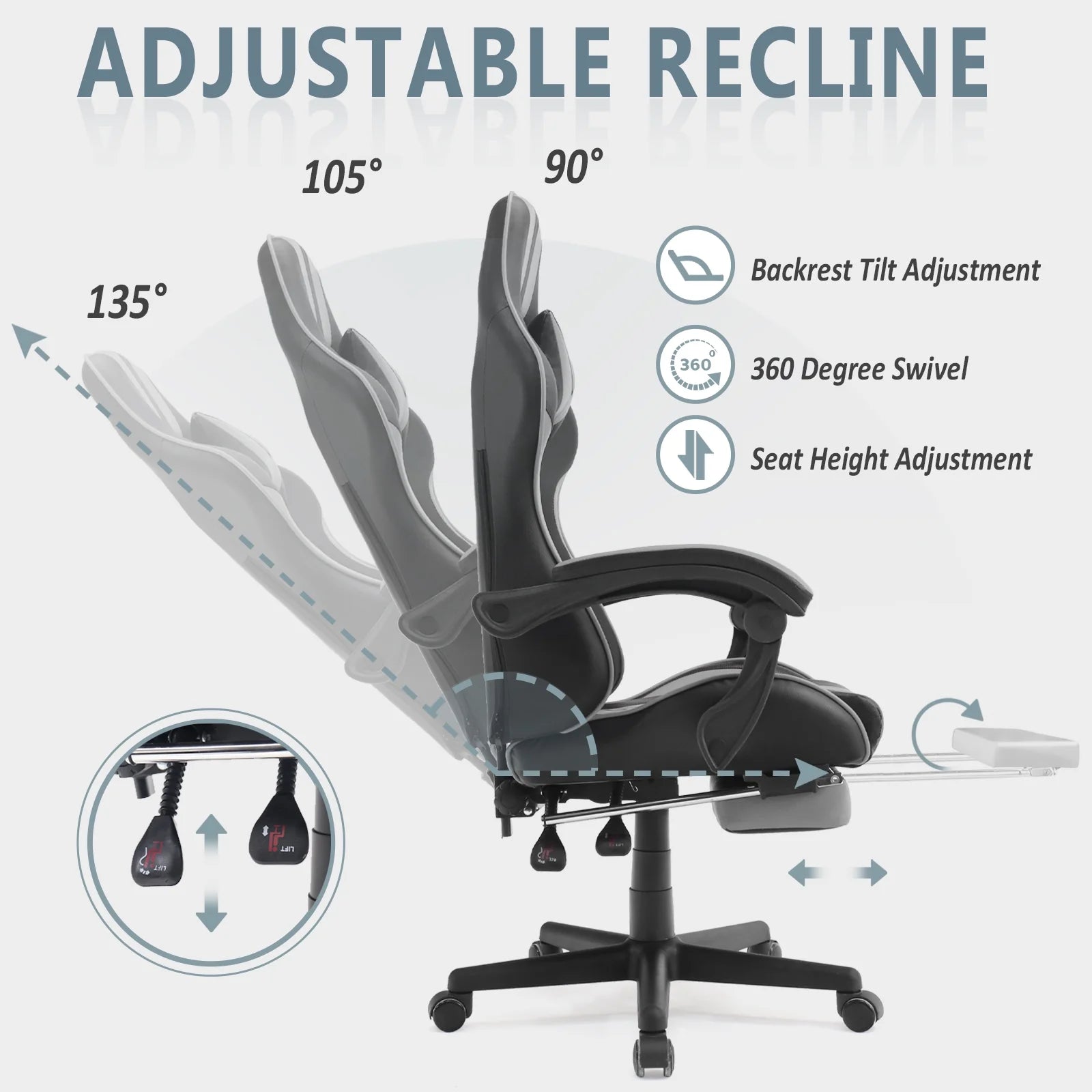 Products​Ergonomic Massage Gaming Chair -Smartshelf Sales Smartshelf Sales