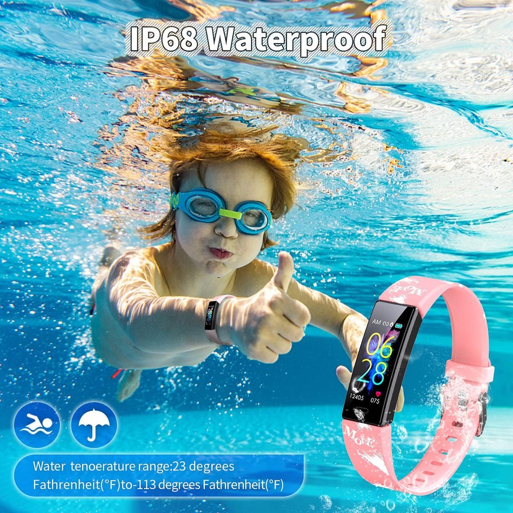 Products​Kids Watch Fitness Tracker, Fitness Watches for Kids, Activity Tracker with Pedometers, Stopwatch, IP68 Waterproof, 11 Sport Modes Smart Watch for Kids Age 6-16 Years Old -Smartshelf Sales Smartshelf Sales