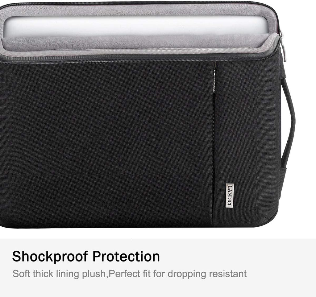 360 Shockproof 11.6in Sleeve featuring shockproof protection and soft thick lining for optimal device safety.