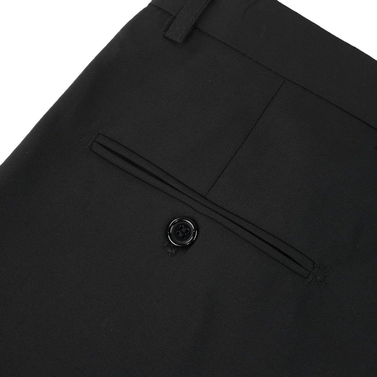 Products​Mens Classic Slim Fit Fit Stretch Flat Front Slacks Dress Pants -Smartshelf Sales Smartshelf Sales