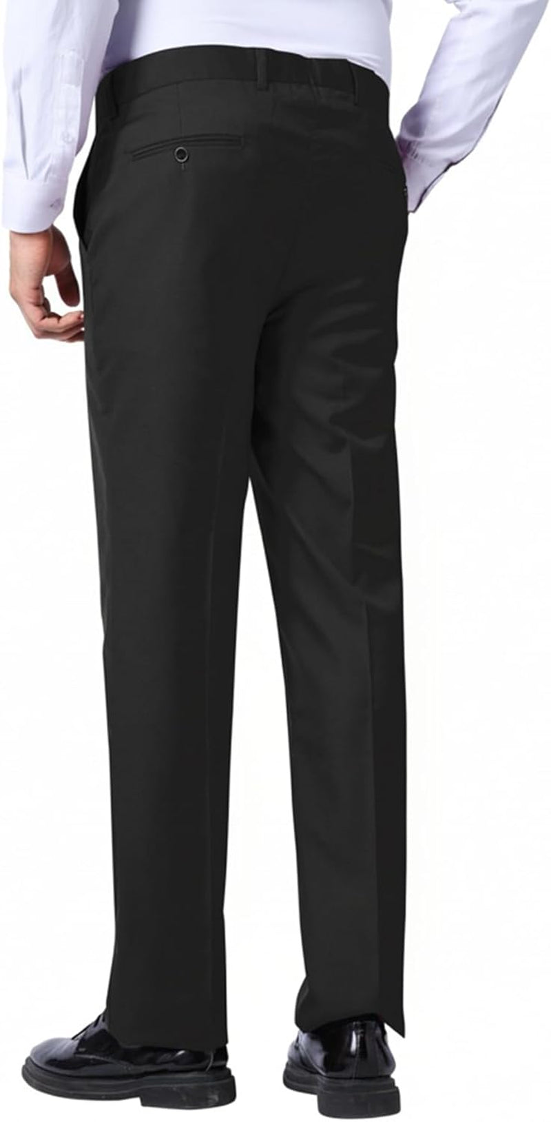 Products​Mens Classic Slim Fit Fit Stretch Flat Front Slacks Dress Pants -Smartshelf Sales Smartshelf Sales