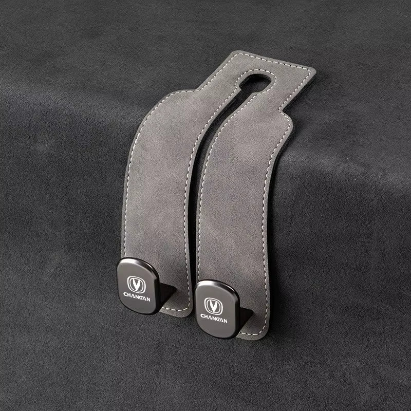 Products​Luxury Suede Double Hook Organizer – Premium Rear Seat Backrest Hook for Changan CS Series & Eado -Smartshelf Sales Smartshelf Sales