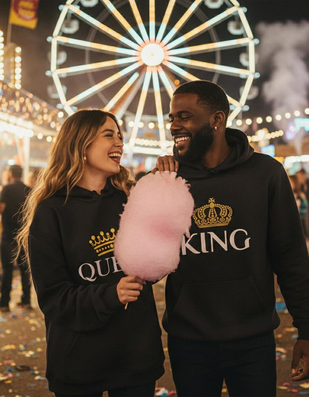 His and Hers Matching Valentines Day Hoodies