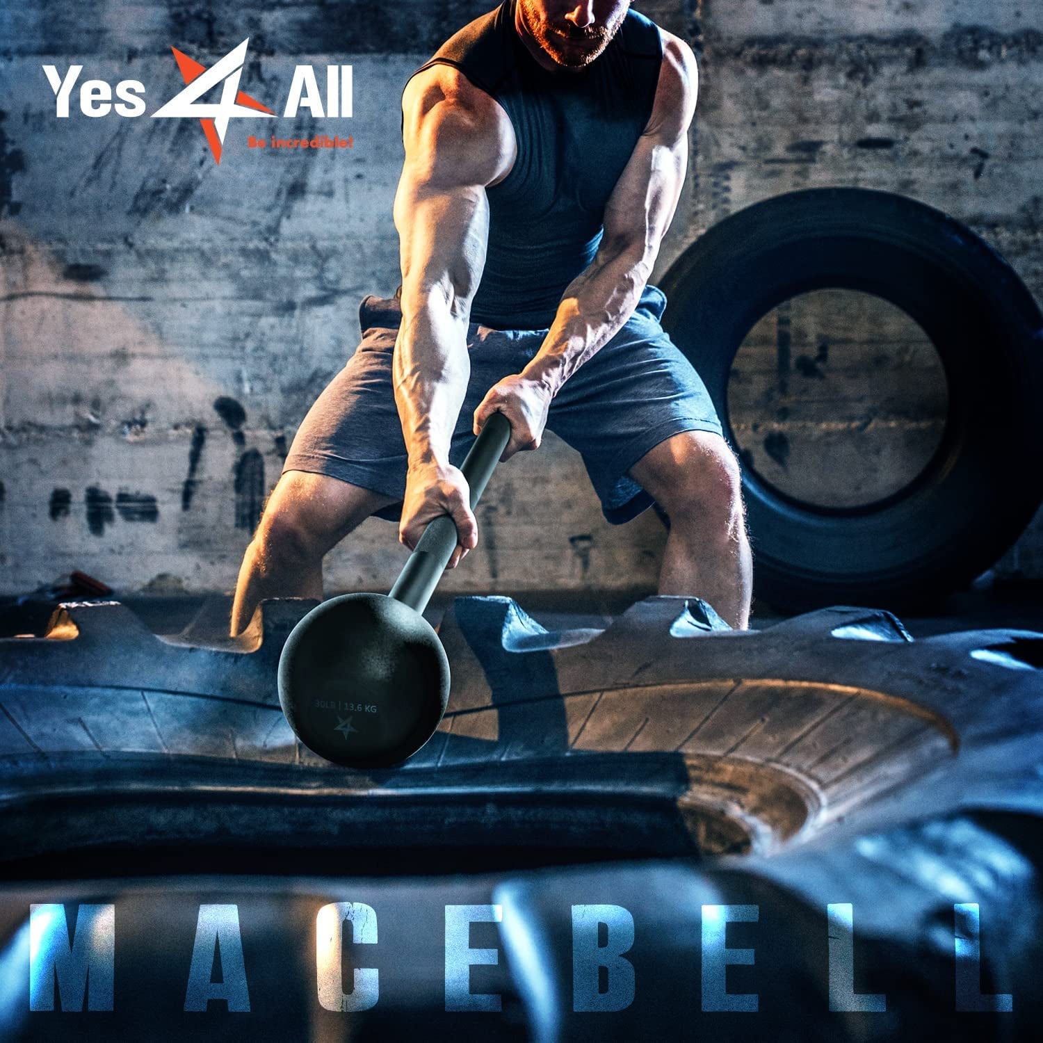 Products​Steel Mace Bell for Strength Training, Support Full Body, Muscles, Shoulder, Grips & Forearms Workouts, Stretching 5, 7, 10, 15, 20, 25, 30 LB for Woman & Man -Smartshelf Sales Smartshelf Sales