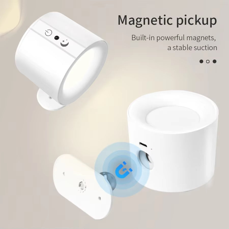 Products​GlowFlex Touch Wall Lamp – Dual Head LED Light with Remote, 360° Rotation & USB Rechargeable Design -Smartshelf Sales Smartshelf Sales