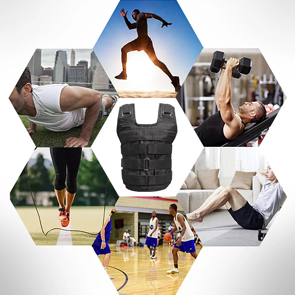 adjustable weighted vest for strength training