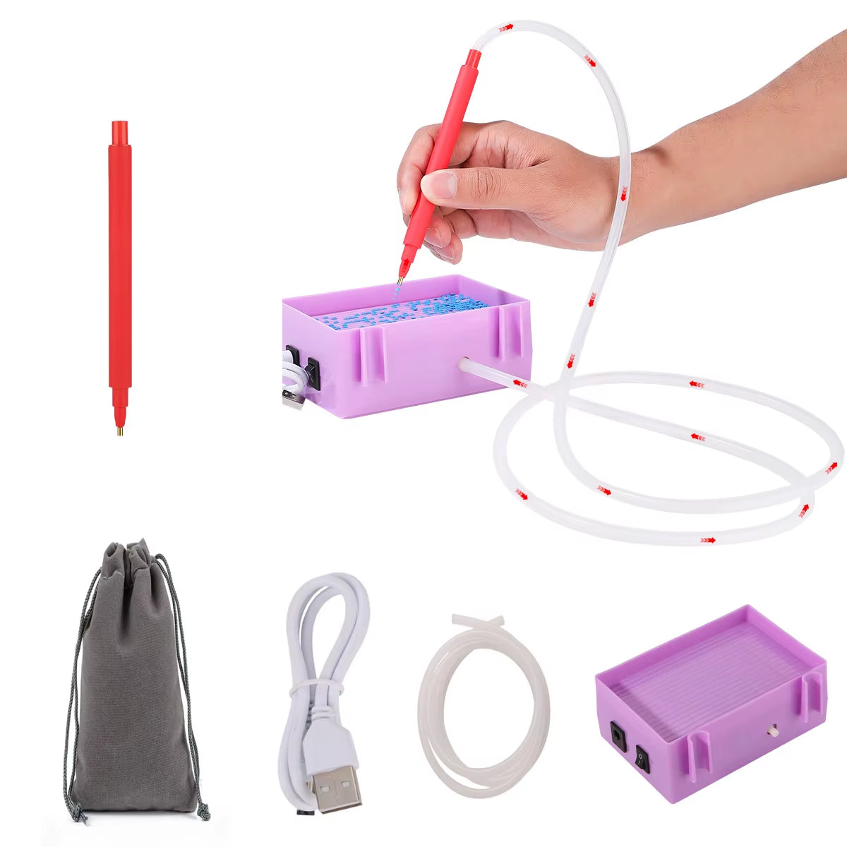 Products​SparklePro Electric Diamond Painting Pen – Long-Lasting Vacuum Tool for Precision Crafting -Smartshelf Sales Smartshelf Sales