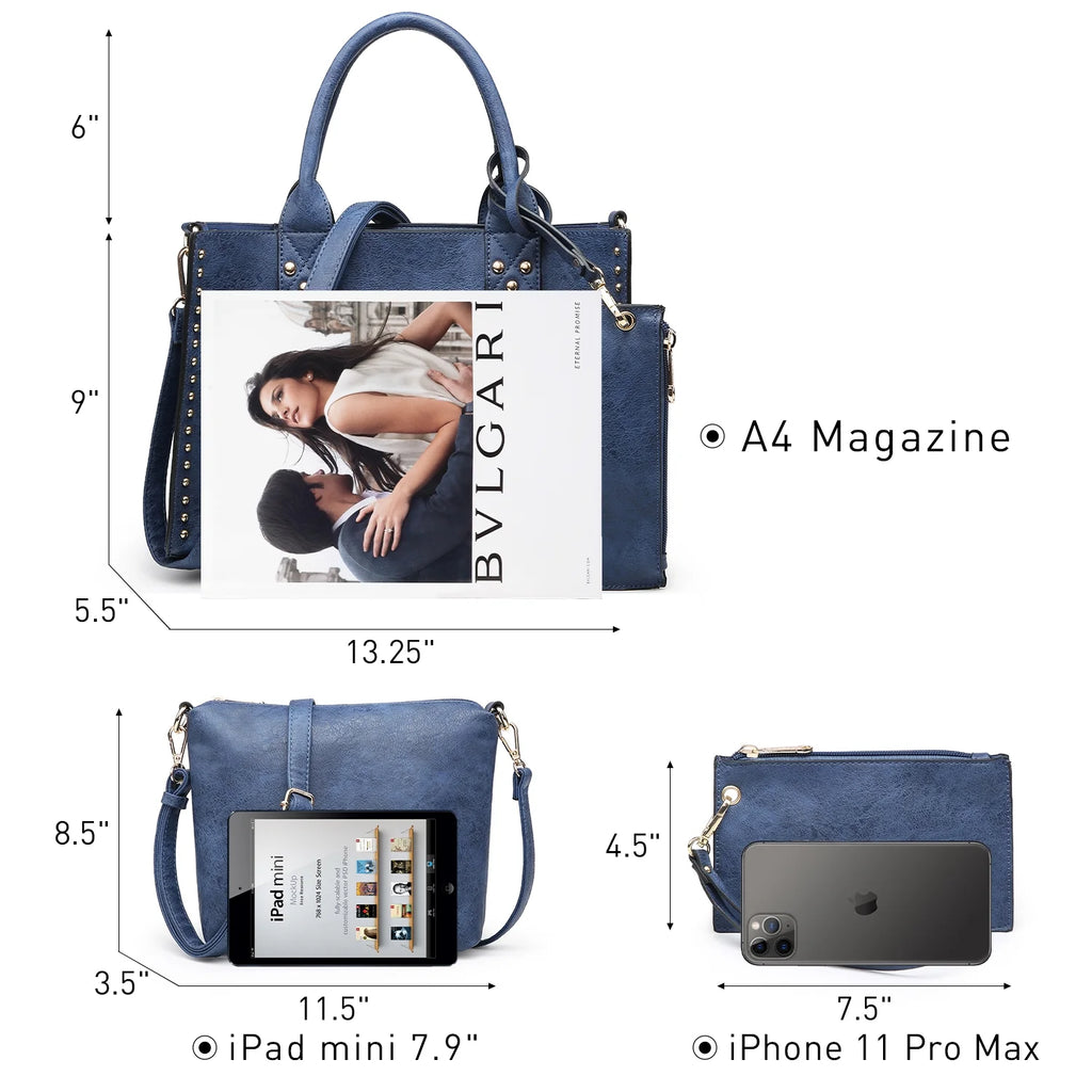 Womens 3 Piece Handbag Set – Stylish & Versatile