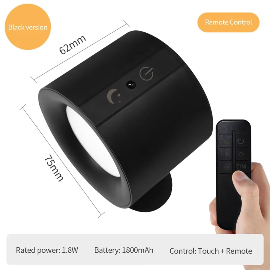 Products​GlowFlex Touch Wall Lamp – Dual Head LED Light with Remote, 360° Rotation & USB Rechargeable Design -Smartshelf Sales Smartshelf Sales