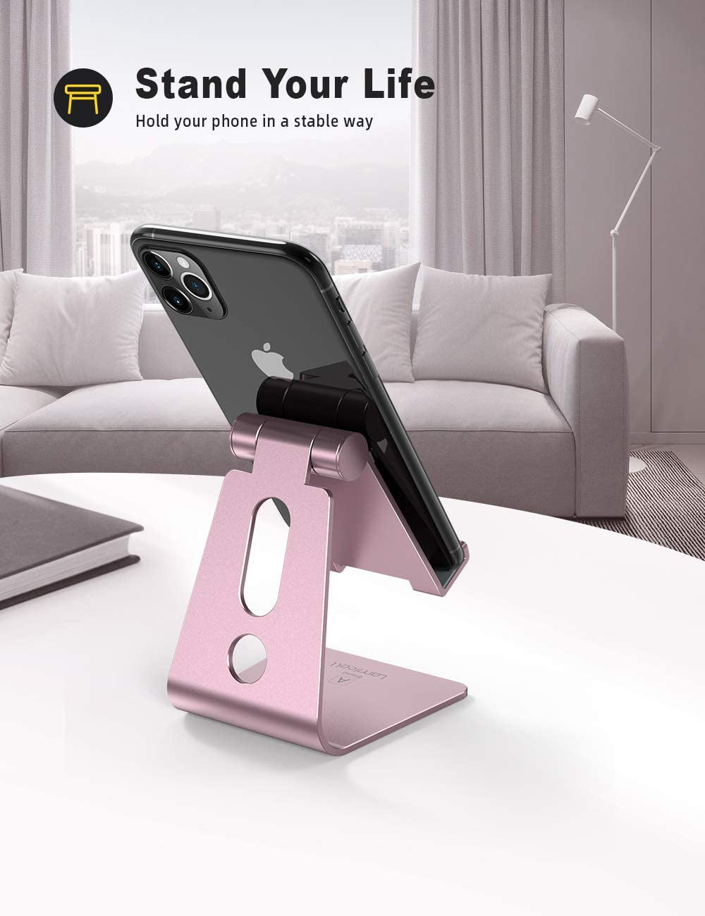 Products​Rose Gold Phone Desk Stand -Smartshelf Sales Smartshelf Sales