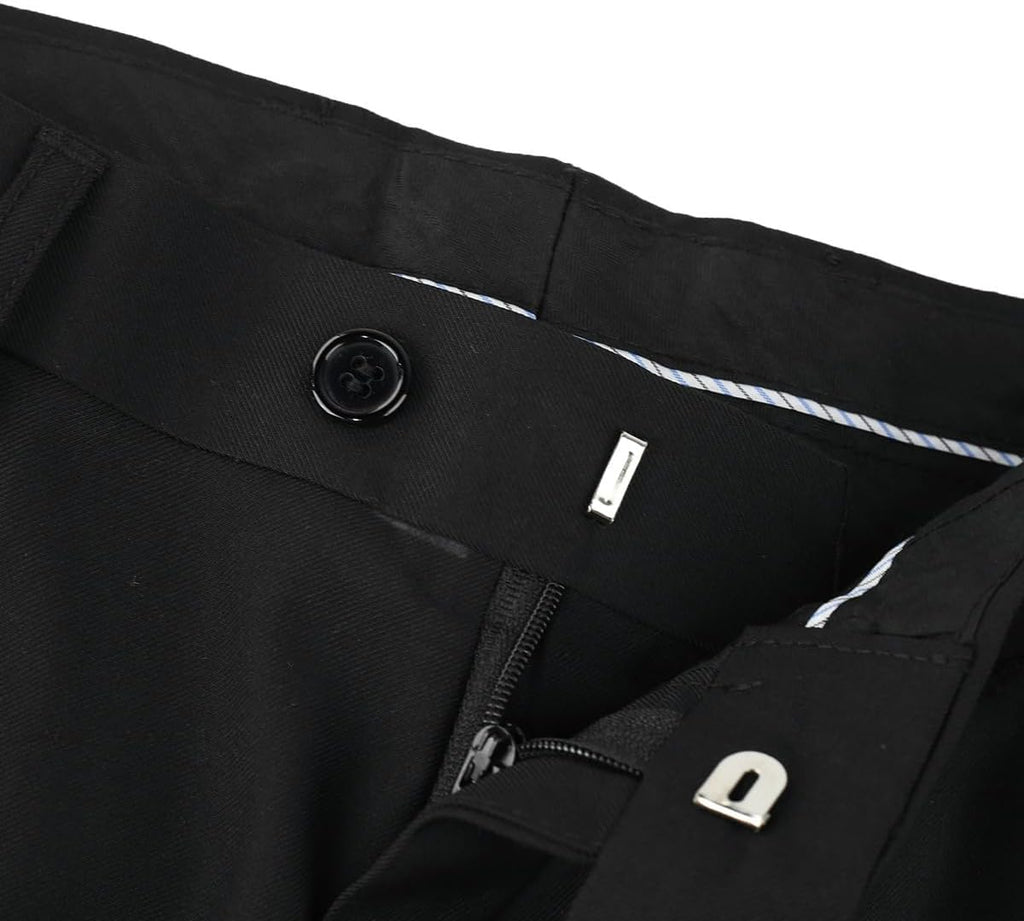 Products​Mens Classic Slim Fit Fit Stretch Flat Front Slacks Dress Pants -Smartshelf Sales Smartshelf Sales