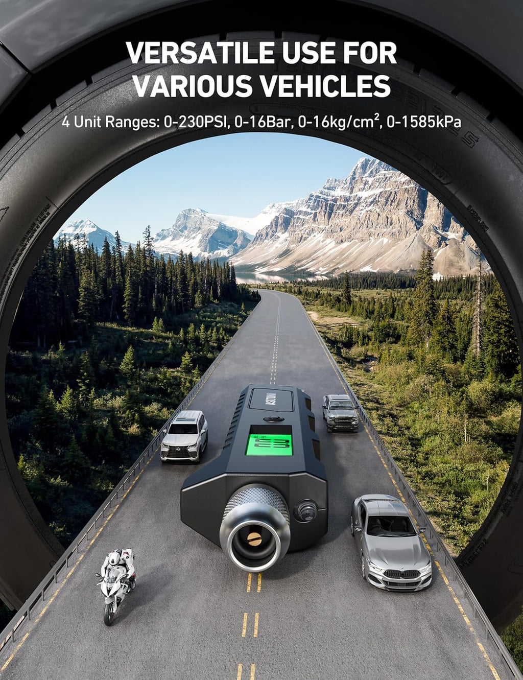 Products​Digital Tire Gauge 230 PSI -Smartshelf Sales Smartshelf Sales
