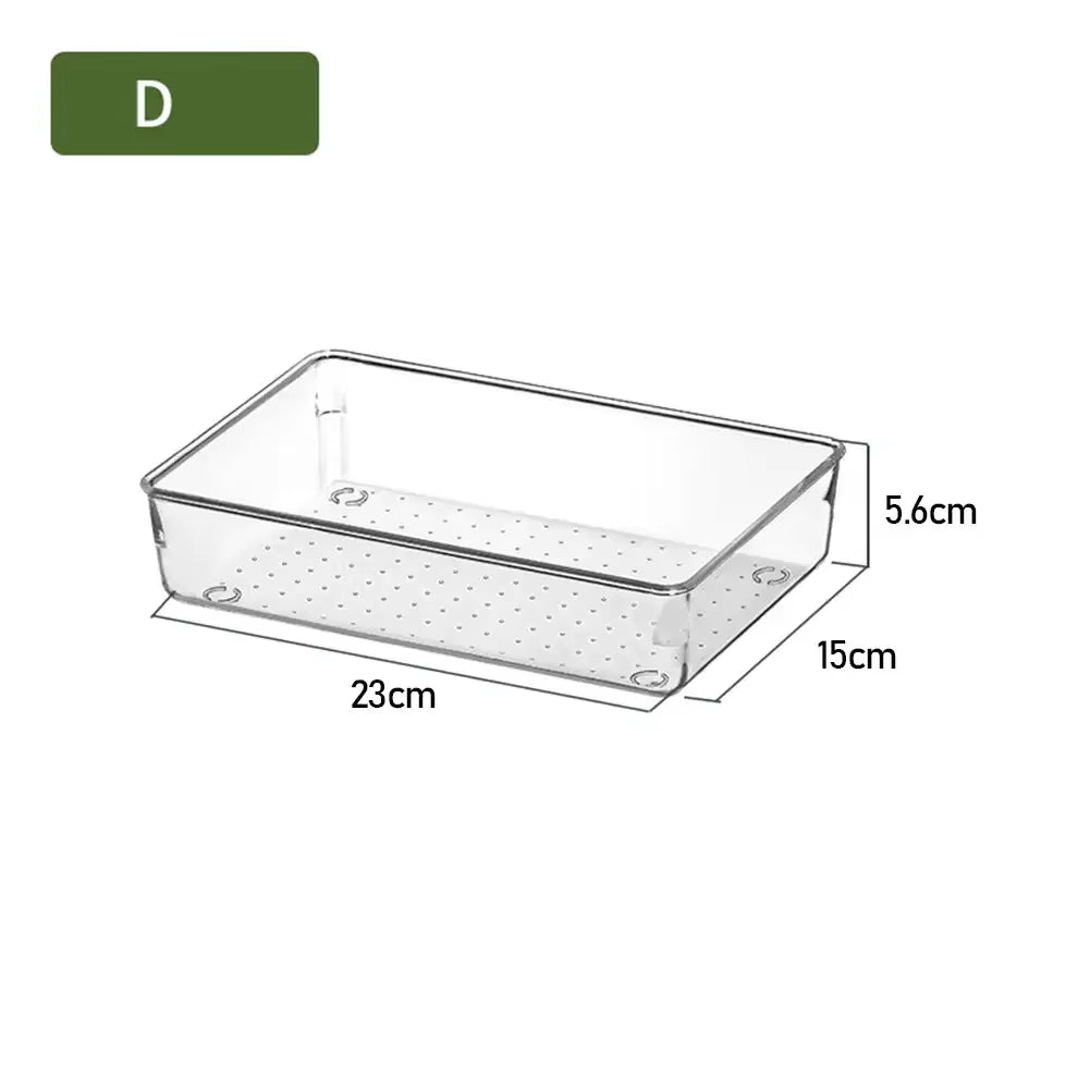 Products​ClearNest Organizer – Transparent Anti-Scratch Drawer Storage Box for Cosmetics, Office & Home -Smartshelf Sales Smartshelf Sales