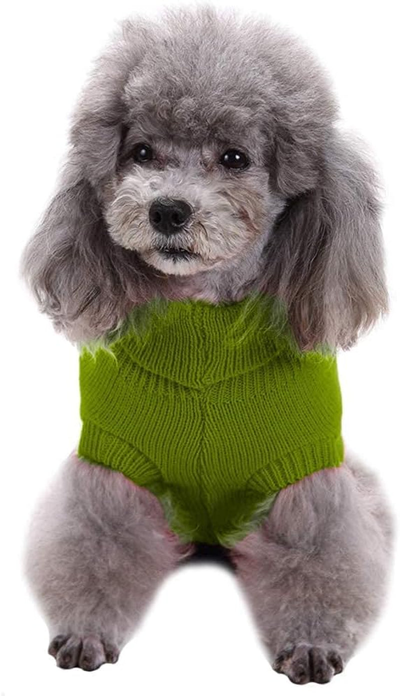 Small Dog Sweaters Knitted Pet Sweater for Winter
