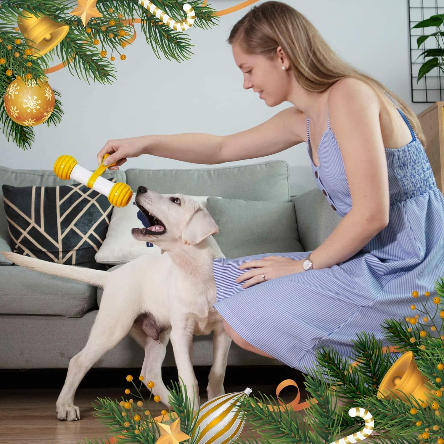 Interactive Dog Toys Motion Activated Dog Bone