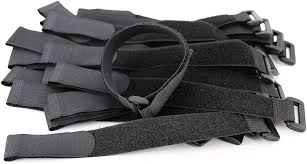 Premium Cinch Straps with Stainless Steel Metal Ring (Buckle), Reusable Durable Hook and Loop, Multipurpose Securing Straps 3/4" X 8" - 8 Pack plus 2 Bonus Origional Cinch Straps